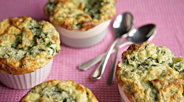 Spinach & Cheese Soufflé