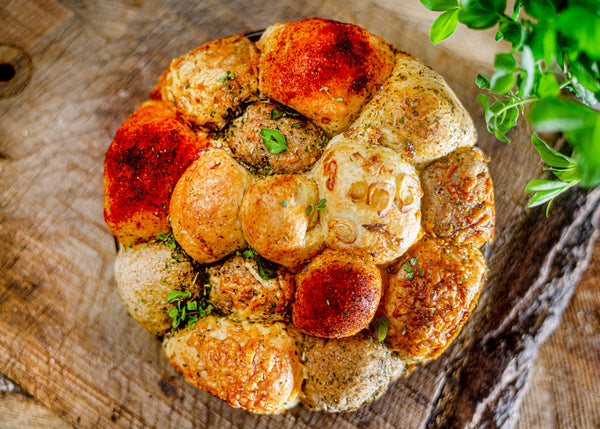 Monkey Bread with cheddar cheese 