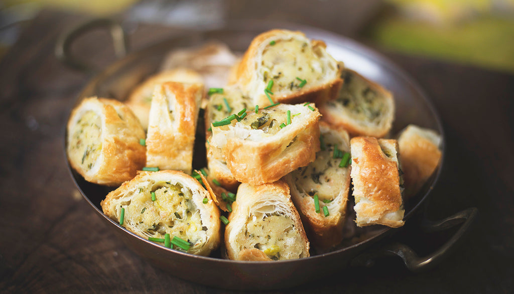 Barber's Glamorgan mini Sausage rolls