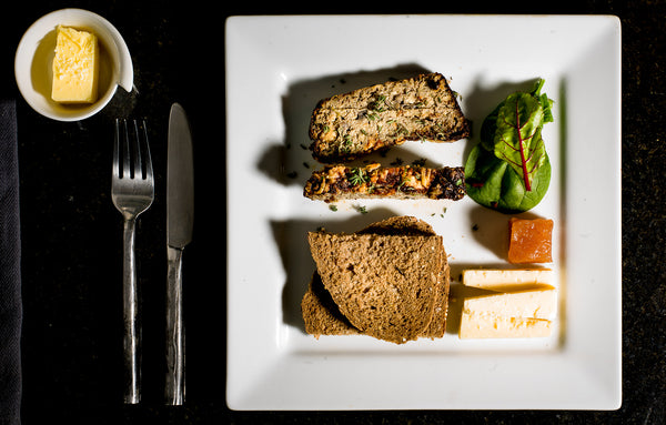 Field Mushroom and Hazelnut Terrine with Giles Barber's Quince Membrillo