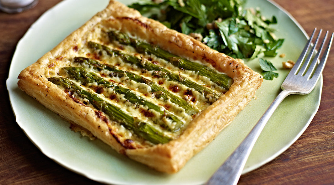 Asparagus & Cheddar Tarts