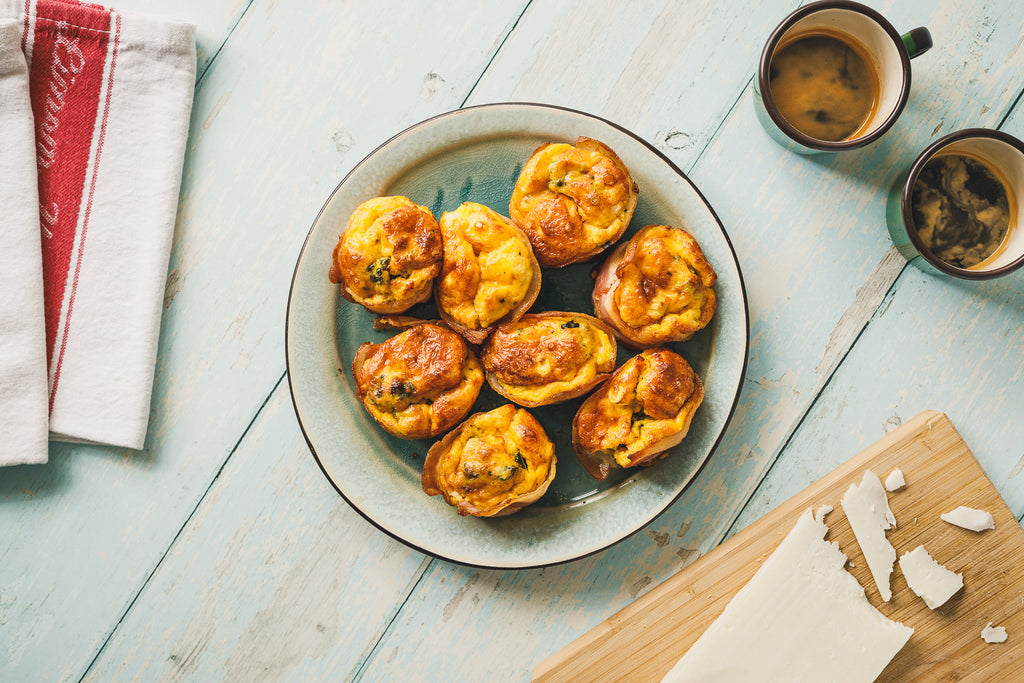 Mini goat frittatas
