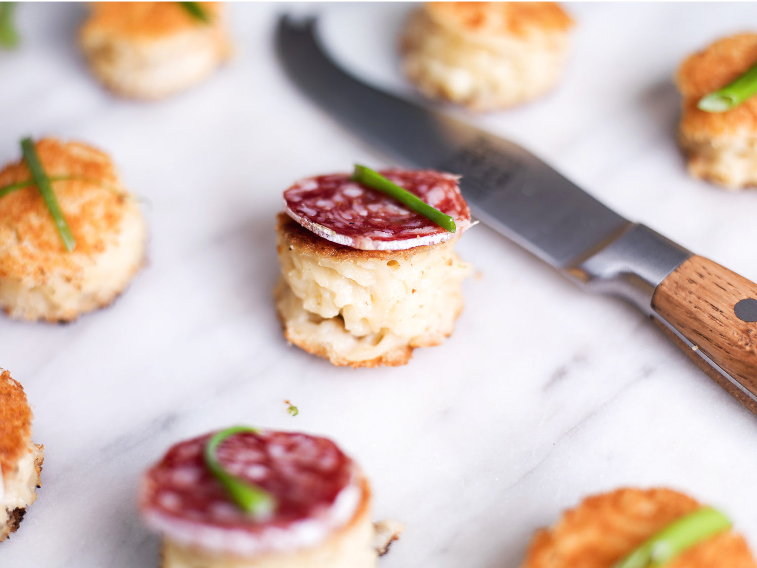 1833 Mac and Cheese Toastie canapés